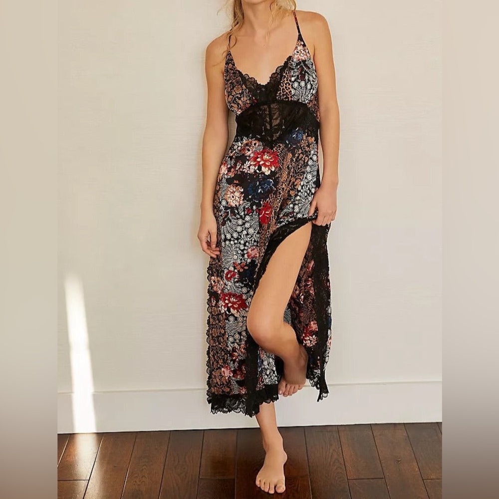 Free People Right Now Midi Slip Dress